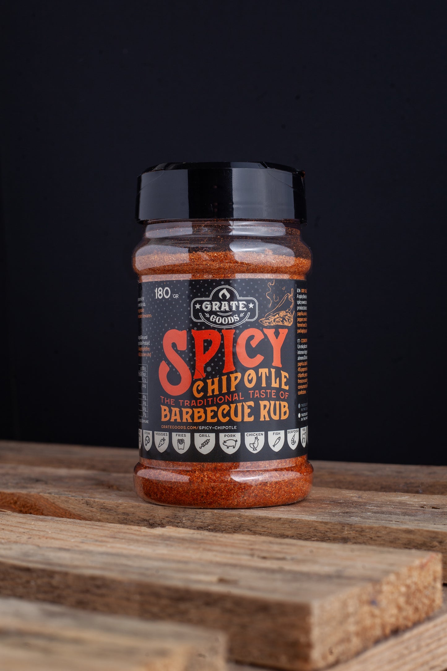 Grate Goods Spicy Chipotle BBQ Rub 180gr