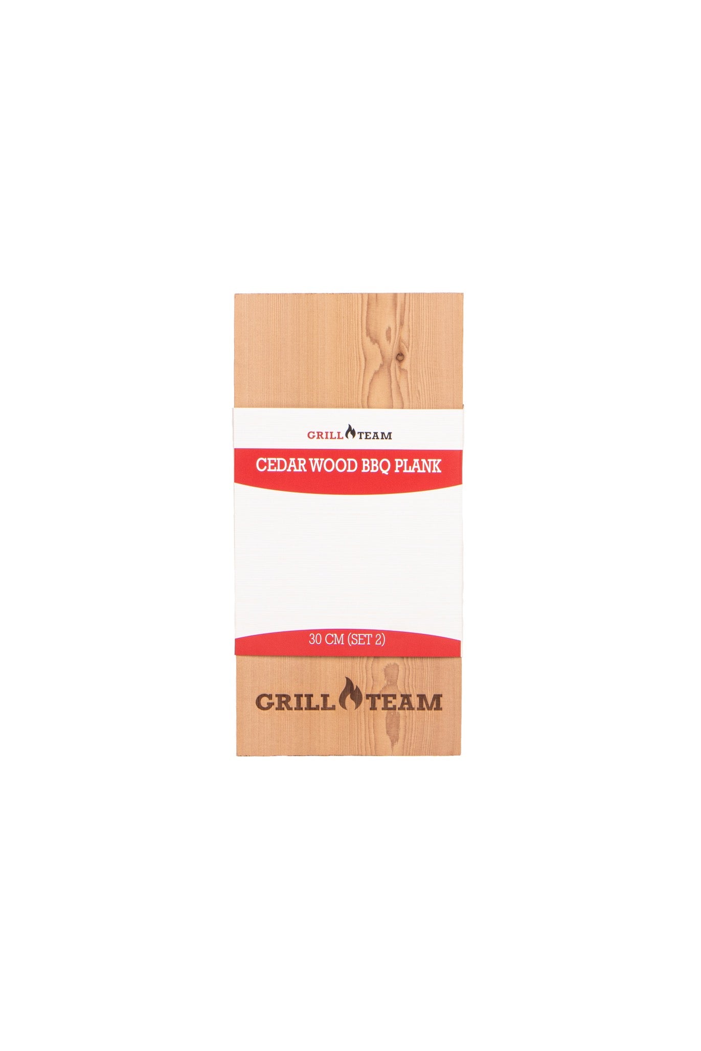 GrillTeam Cedar wood bbq plank 30 cm (set 2)