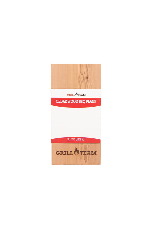 GrillTeam Cedar wood bbq plank 30 cm (set 2)
