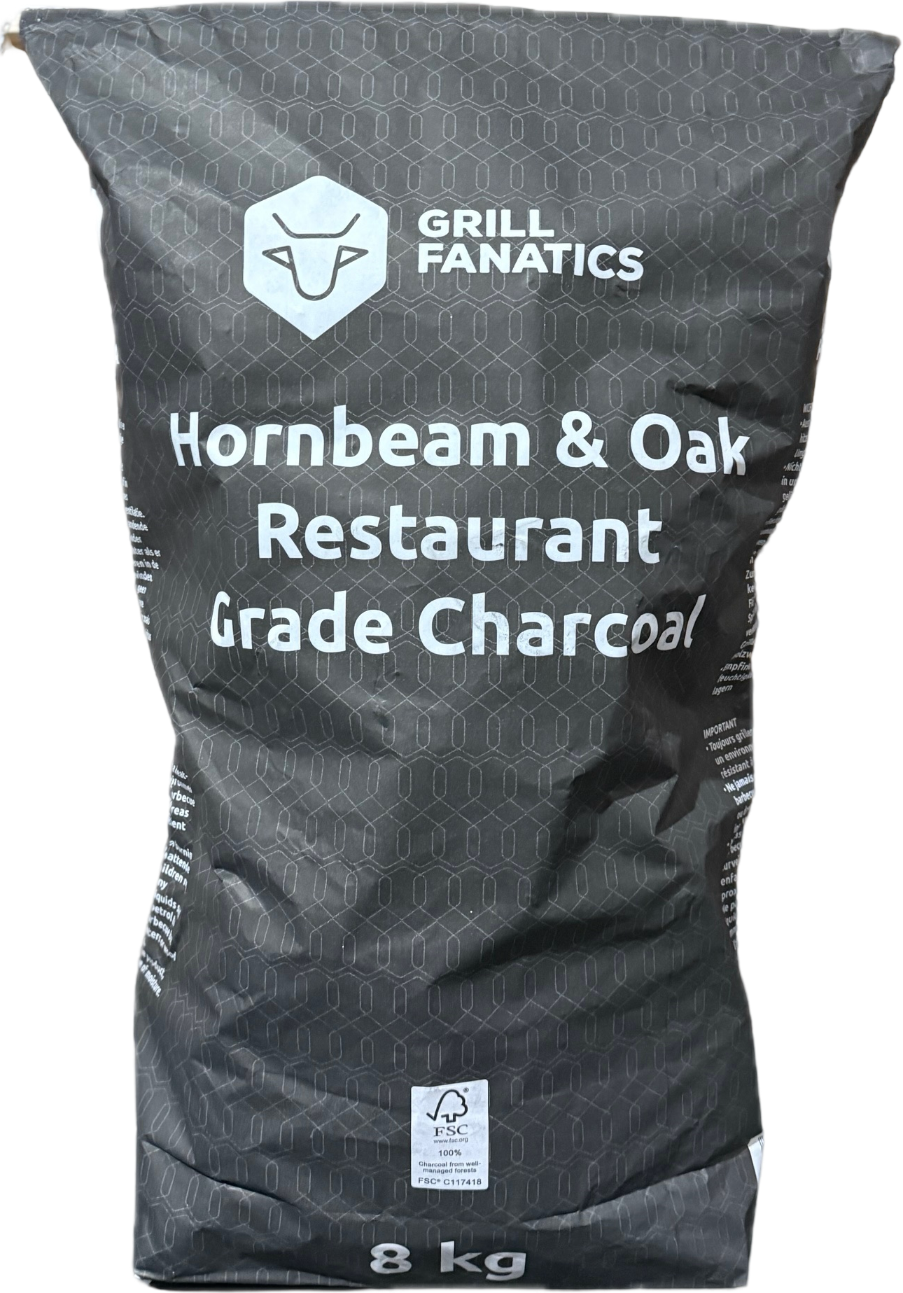 Grill Fanatics Hornbeam & Oak Restaurant Grade Charcoal 8kg