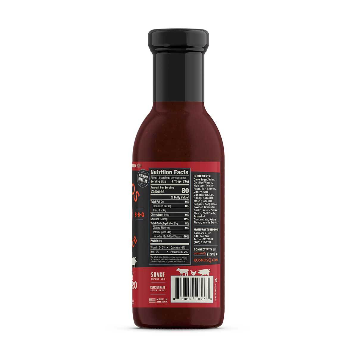 Kosmo's Q Cherry Apple Habanero Rib Glaze 16oz