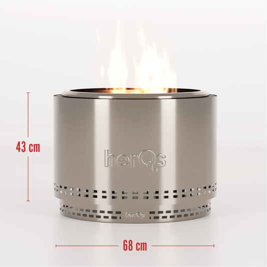HerQs Smokeless FirePit Chief (68cm)